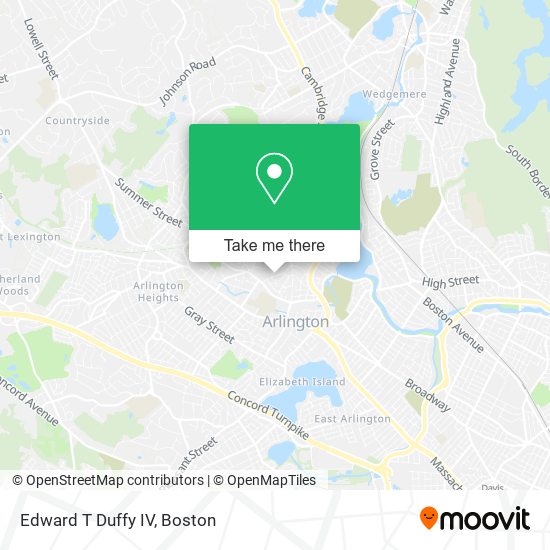 Mapa de Edward T Duffy IV