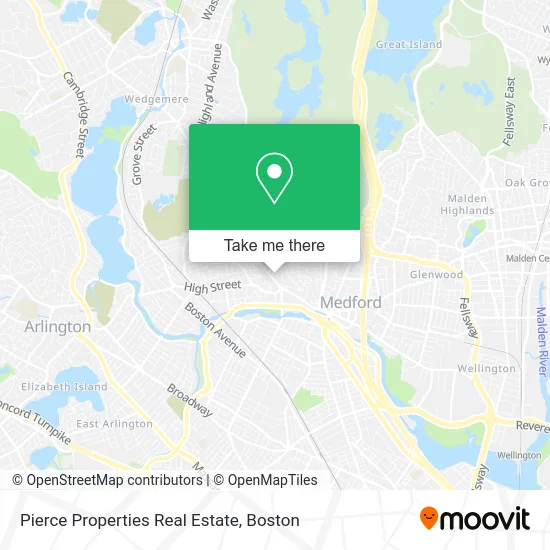 Pierce Properties Real Estate map