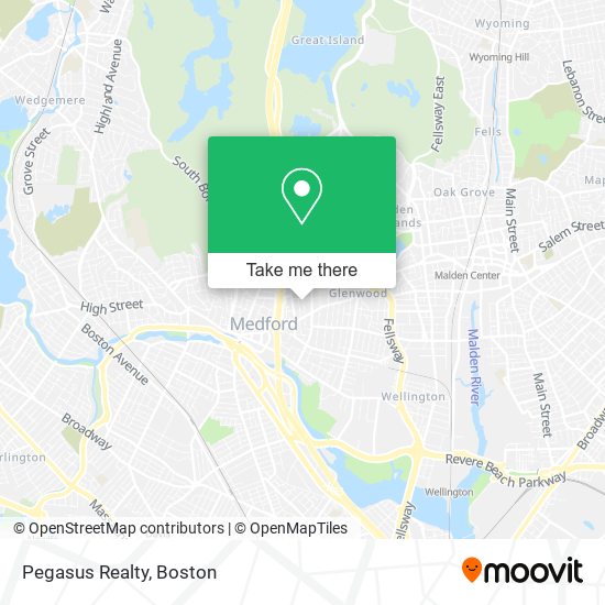 Pegasus Realty map