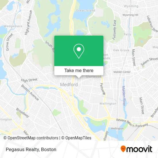 Pegasus Realty map