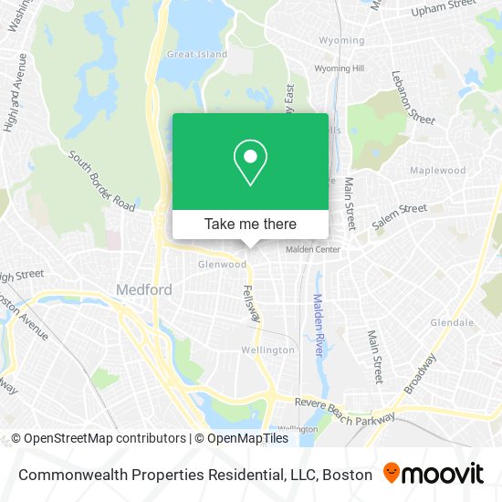 Mapa de Commonwealth Properties Residential, LLC