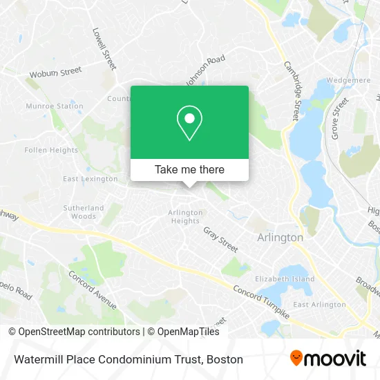Watermill Place Condominium Trust map