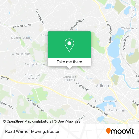 Road Warrior Moving map