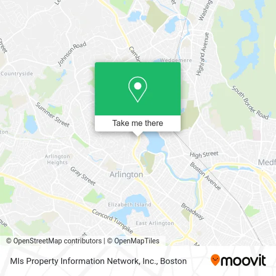 Mls Property Information Network, Inc. map