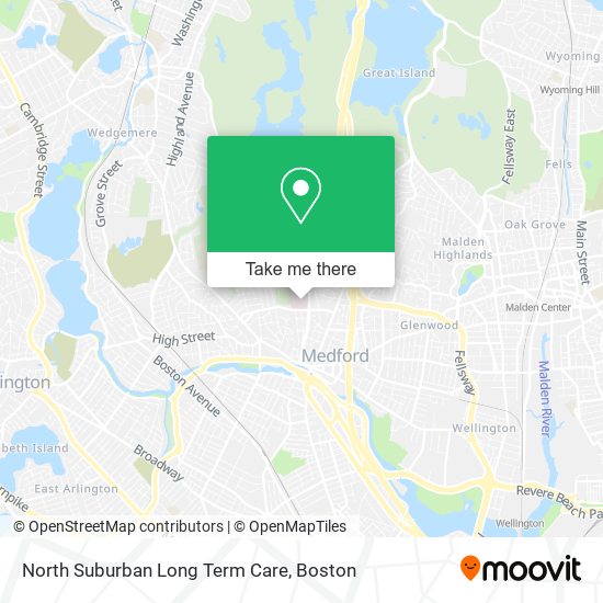 Mapa de North Suburban Long Term Care