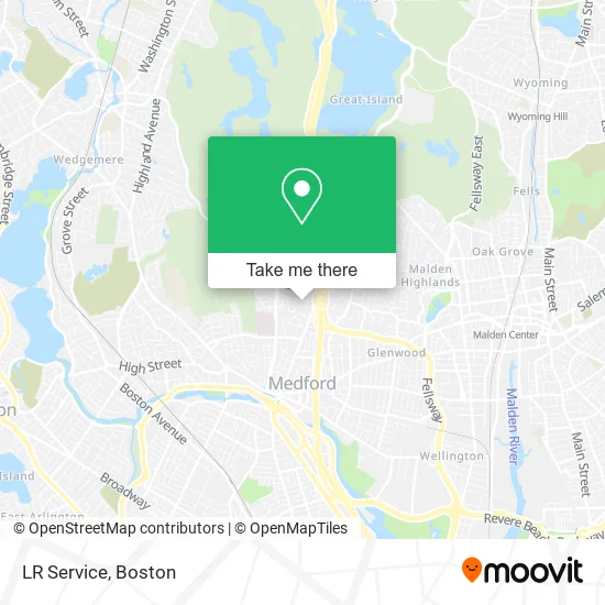 Mapa de LR Service