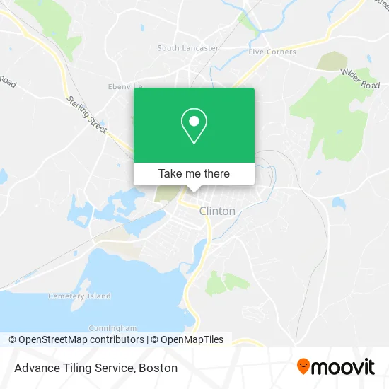 Advance Tiling Service map