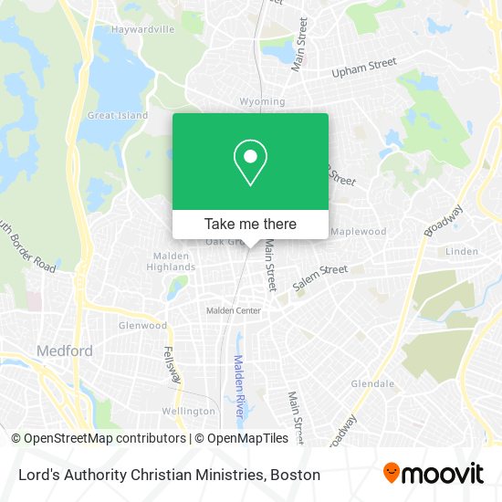 Lord's Authority Christian Ministries map
