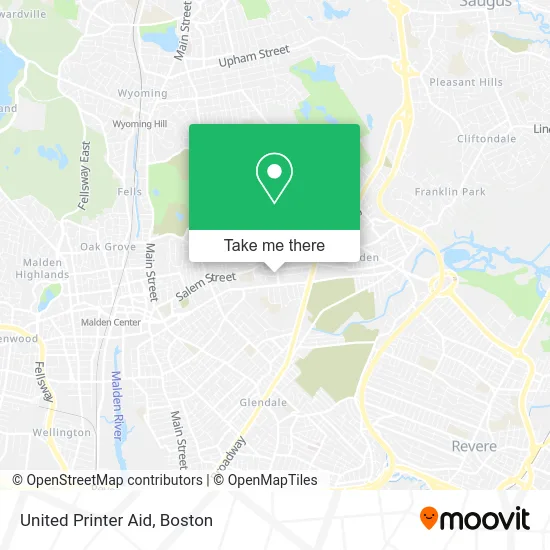 United Printer Aid map