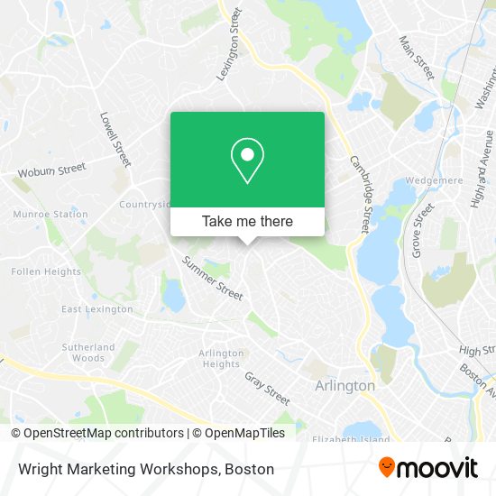 Mapa de Wright Marketing Workshops