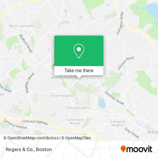 Mapa de Rogers & Co.