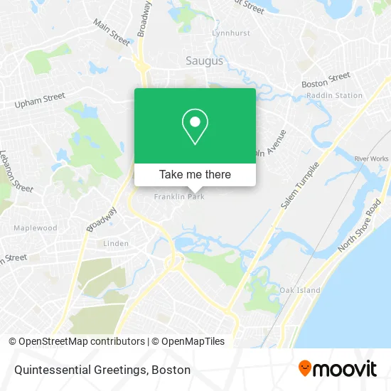 Quintessential Greetings map