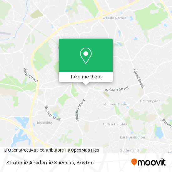 Strategic Academic Success map