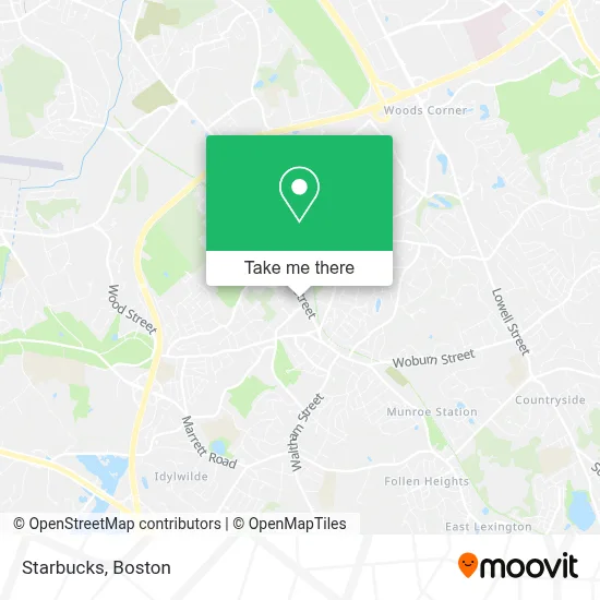 Starbucks map