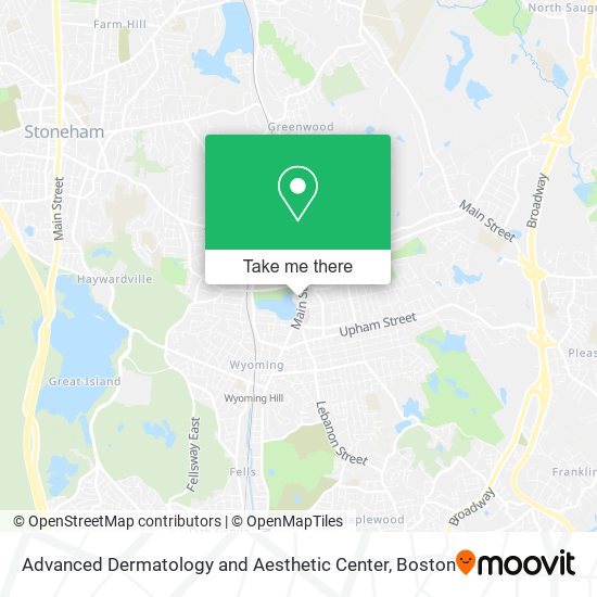Mapa de Advanced Dermatology and Aesthetic Center
