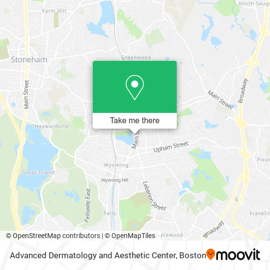 Advanced Dermatology and Aesthetic Center map