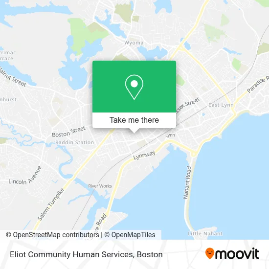 Eliot Community Human Services map