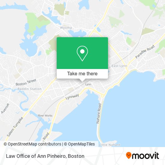 Mapa de Law Office of Ann Pinheiro