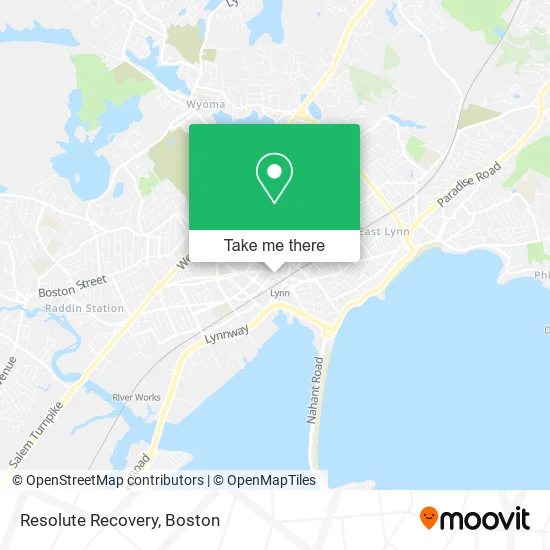 Resolute Recovery map