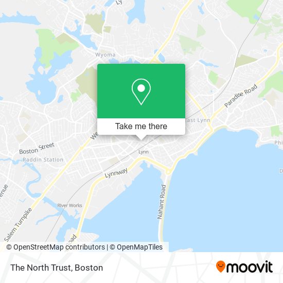 Mapa de The North Trust