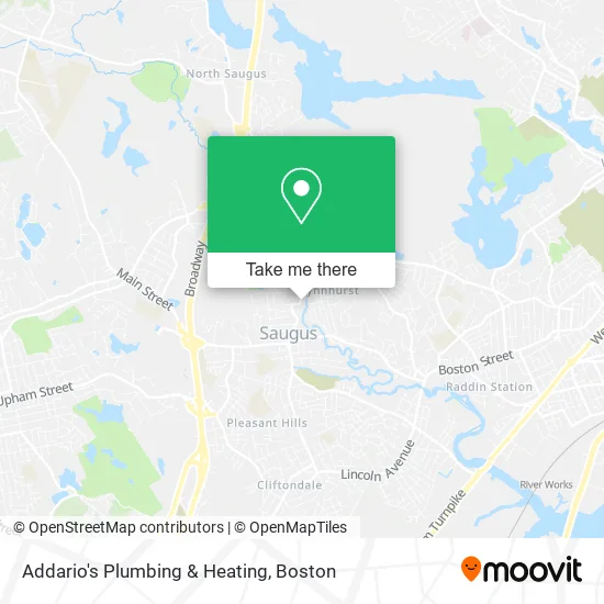 Addario's Plumbing & Heating map