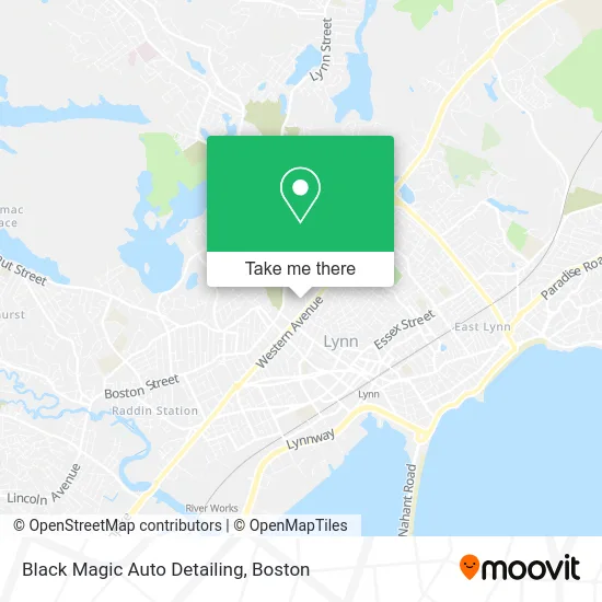 Black Magic Auto Detailing map