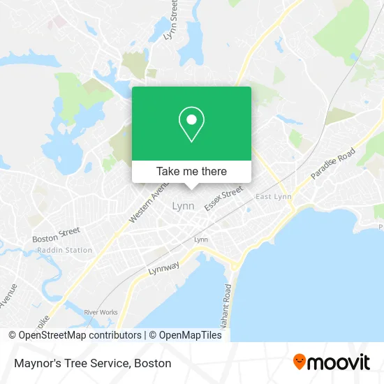 Maynor's Tree Service map