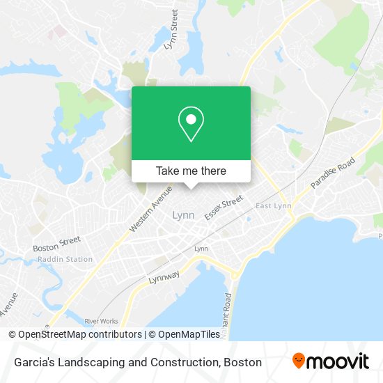 Garcia's Landscaping and Construction map
