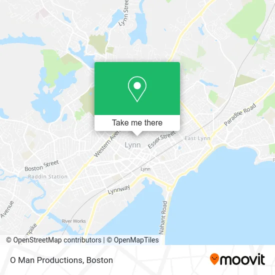 O Man Productions map