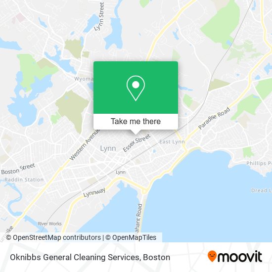 Mapa de Oknibbs General Cleaning Services