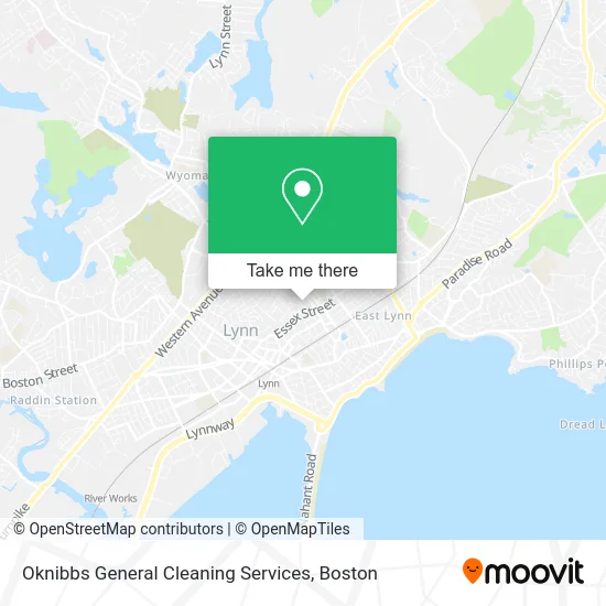 Oknibbs General Cleaning Services map