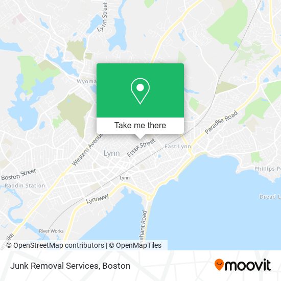 Junk Removal Services map