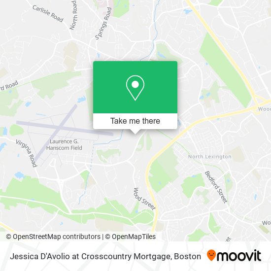 Mapa de Jessica D'Avolio at Crosscountry Mortgage