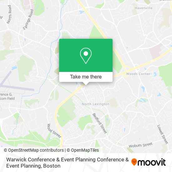 Mapa de Warwick Conference & Event Planning Conference & Event Planning