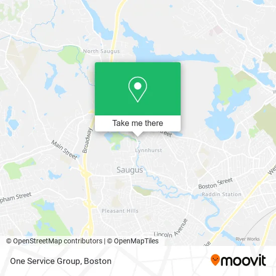 One Service Group map