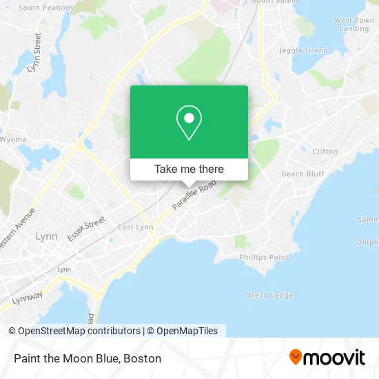 Paint the Moon Blue map