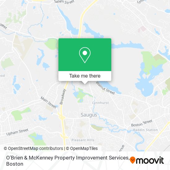 Mapa de O'Brien & McKenney Property Improvement Services