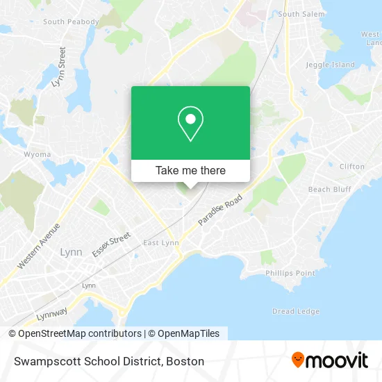 Mapa de Swampscott School District
