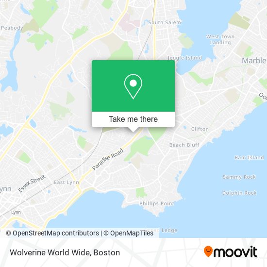 Wolverine World Wide map
