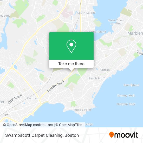 Swampscott Carpet Cleaning map