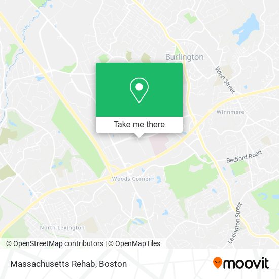 Mapa de Massachusetts Rehab