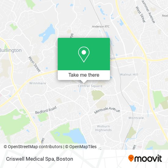 Criswell Medical Spa map