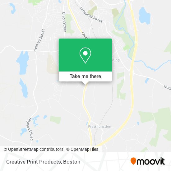 Creative Print Products map