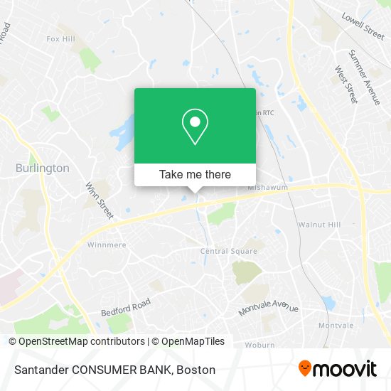 Santander CONSUMER BANK map