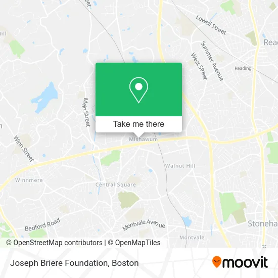 Joseph Briere Foundation map