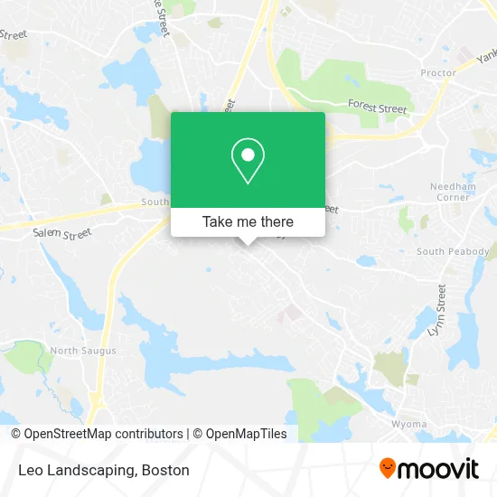 Leo Landscaping map