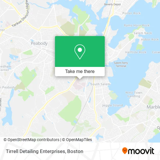 Tirrell Detailing Enterprises map