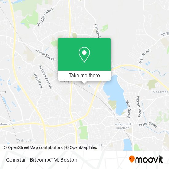 Mapa de Coinstar - Bitcoin ATM