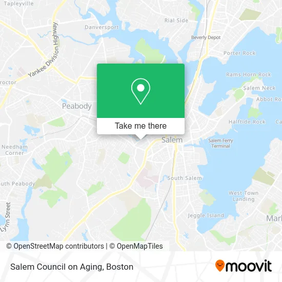 Salem Council on Aging map