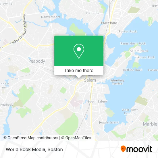 World Book Media map